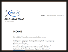 Tablet Screenshot of golflabtexas.com
